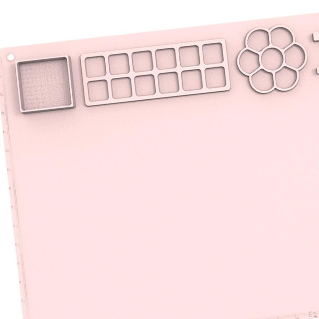 Silikon-Bastelmatte für Kinder, Kunst, wasserdicht, gefaltet, Aufbewahrungsblatt, Basteln