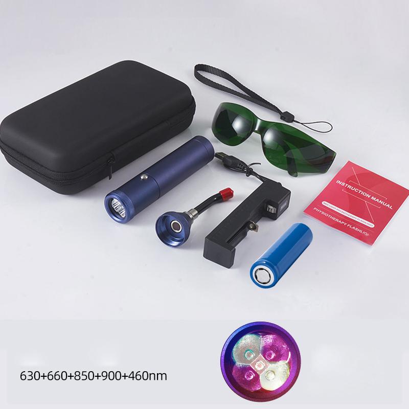 Tragbares Rotlicht-Infrarot-Therapiegerät, Wund- und Lippenkrebs-Therapie, Handheld, abnehmbarer oraler Physiotherapiestab, Gesundheitsschmerzlinderung