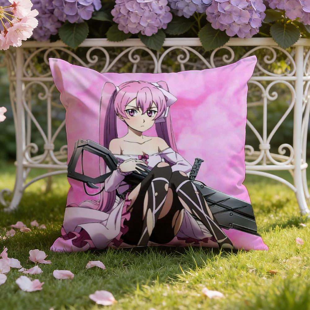 A-Akame Ga K-Kill Cushion Cover Home & Car Dual-Scene Pillow Cover: Reversible for Premium Comfort