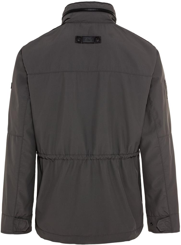 Mid-season Jacket Camel Active Jacket with Multiple Pockets With a Foldaway Hood Made of Recycled Polyester (420650 7O15 07) Graphite-gray