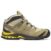 SALOMON XA Pro 3D Mid GTX Leather Casual Slip Resistant Durable Mid Outdoor Functional Shoes Unisex Shoes Brown Yellow 471707