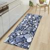 Colored Stone Bathroom Absorbent Non-Slip Floor Mat Kitchen Strip Bedroom Door Mat Living Room Carpet