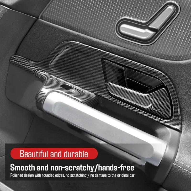 4PCS Inner Door Handle Bowl Frame Trim Stickers For Mercedes-Benz GLB/GLA/EQA/EQB-Class X247 200 250 35AMG -2024
