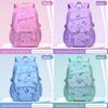 Kuromi Childrens School Backpack With Breathable Nylon And Padded Straps For Girls