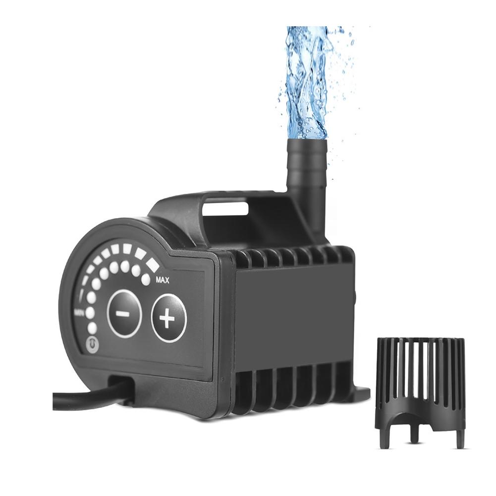 BHBL 5V Submersible Water Pump 0-600L/H Small Fountain Pump 8 Levels Adjustable with 0-7.2ft Lift USB Charging for Pool