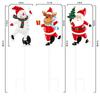 Christmas Decorations Outdoor Yard,Garden Metal Stakes with Solar LED Lights,Santa Claus,Elk,Perfect for Outdoor Lighted Holiday