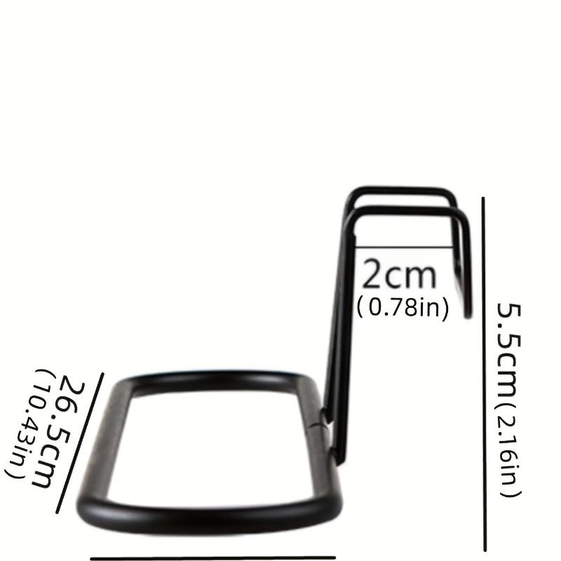 1pc Hanging Towel Pole, Bathroom Towel Rack, Hanging Towel Rack, Kitchen Cabinet Door Back Cloth Rack, Bathroom Accessories