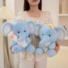 Blue Jiji Elephant Plush - Soothing Cloth Doll for Children's Sleep