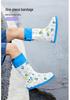 Positive Rain Children's Waterproof High-Top Anti-Slip Silicone Boot Covers
