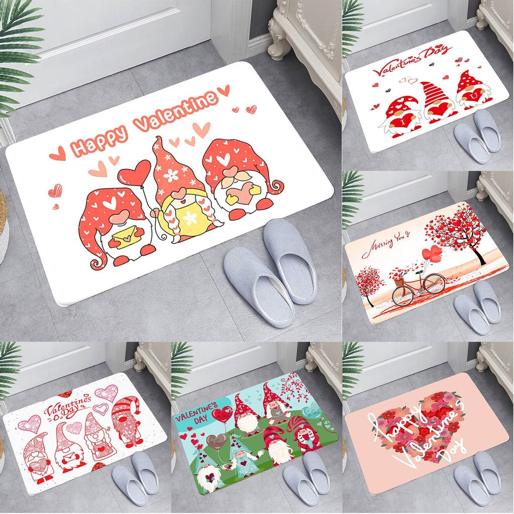 Buy Happy Valentine's Day Decorative Doormat Indoor Outdoor Entrance