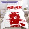 3pcs Custom Name Billie Eilish Bedding Set Duvet Cover Closure Includes 1 Duvet Cover & 2 Pillowcases for All Seasons Bedroom Decor