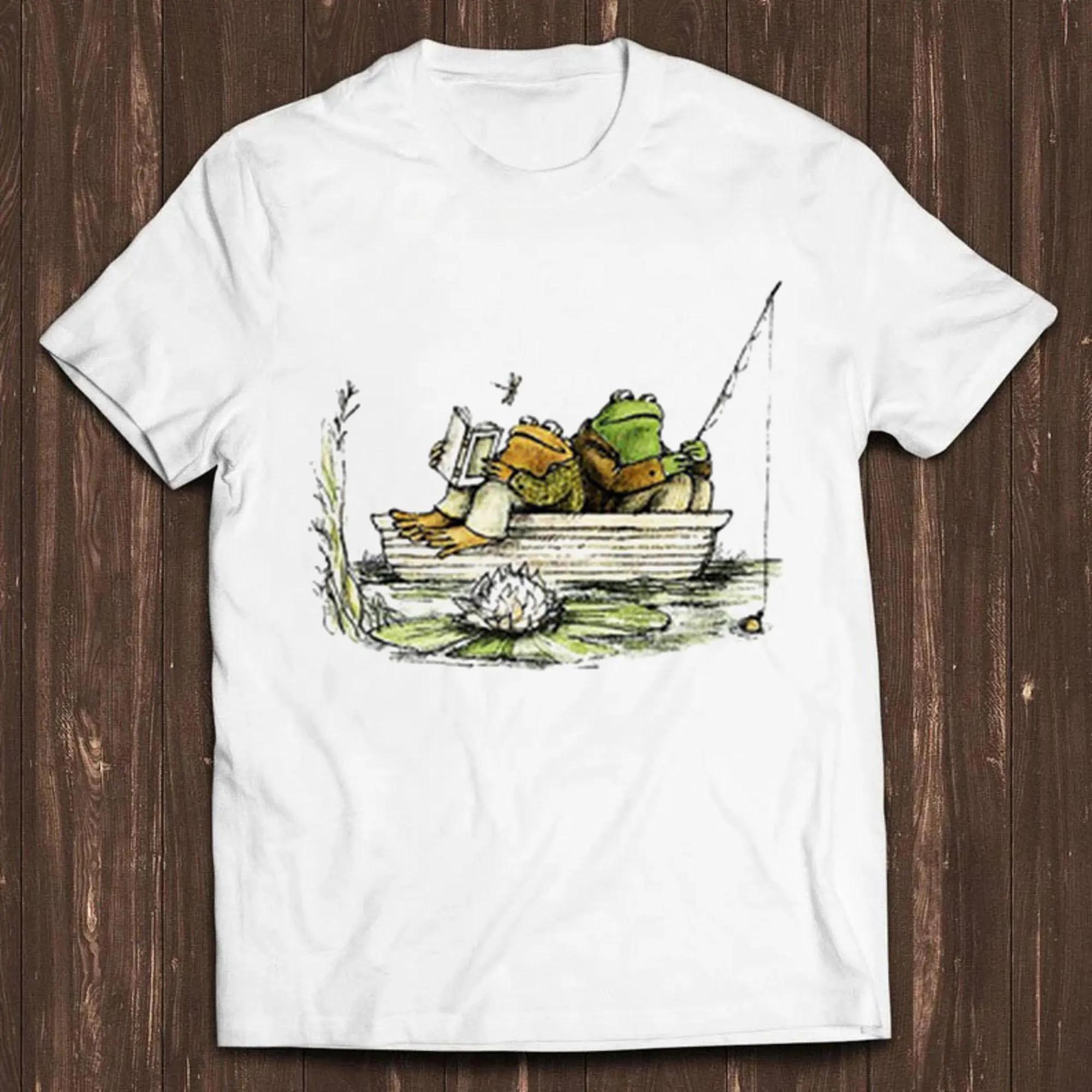

Comfortable Frog Toad Fishing Fish Sailing Funny Hilarious Witty Funny Meme 2026 New Cotton Summer Tshirt for Men - Men s S... S разноцветный