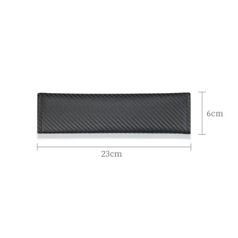 Car Sticker Tesla 2pcs Leather Car Seatbelt Cotton Safety Shoulder Protection Cover For Tesla Model 3 Model S X Y Roadster Space