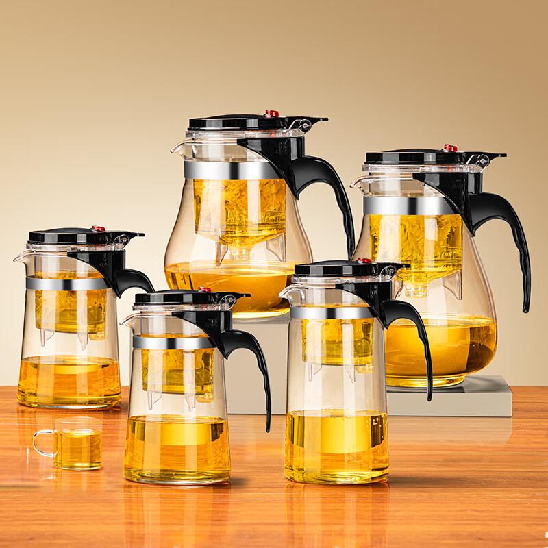 Yuzhou Explosion-Proof Glass Tea Maker with Detachable Handle