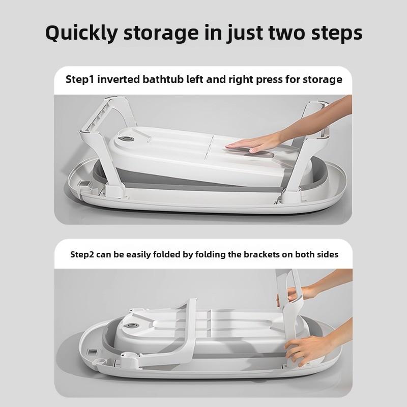 Foldable Pet Bathtub Without Bending Down Dog Supplies Cat and Dog Heighten Bathtub with Elevated Bracket Bathing Table