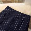 Women's High-Waisted Polka Dot Woolen A-Line Mini Skirt: Autumn/Winter, Anti-Exposure, Hip-Hugging, Slimming for Petite Sizes