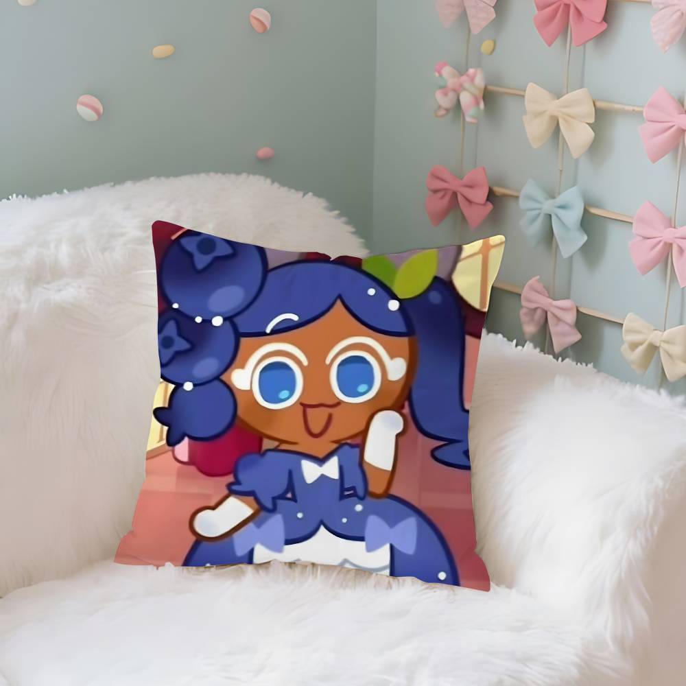 Game CRK Pancake Princess Cookie Button Case Plush Fabric Soft Pillowcase Double Sided Print Cushion Cover Household Gifts