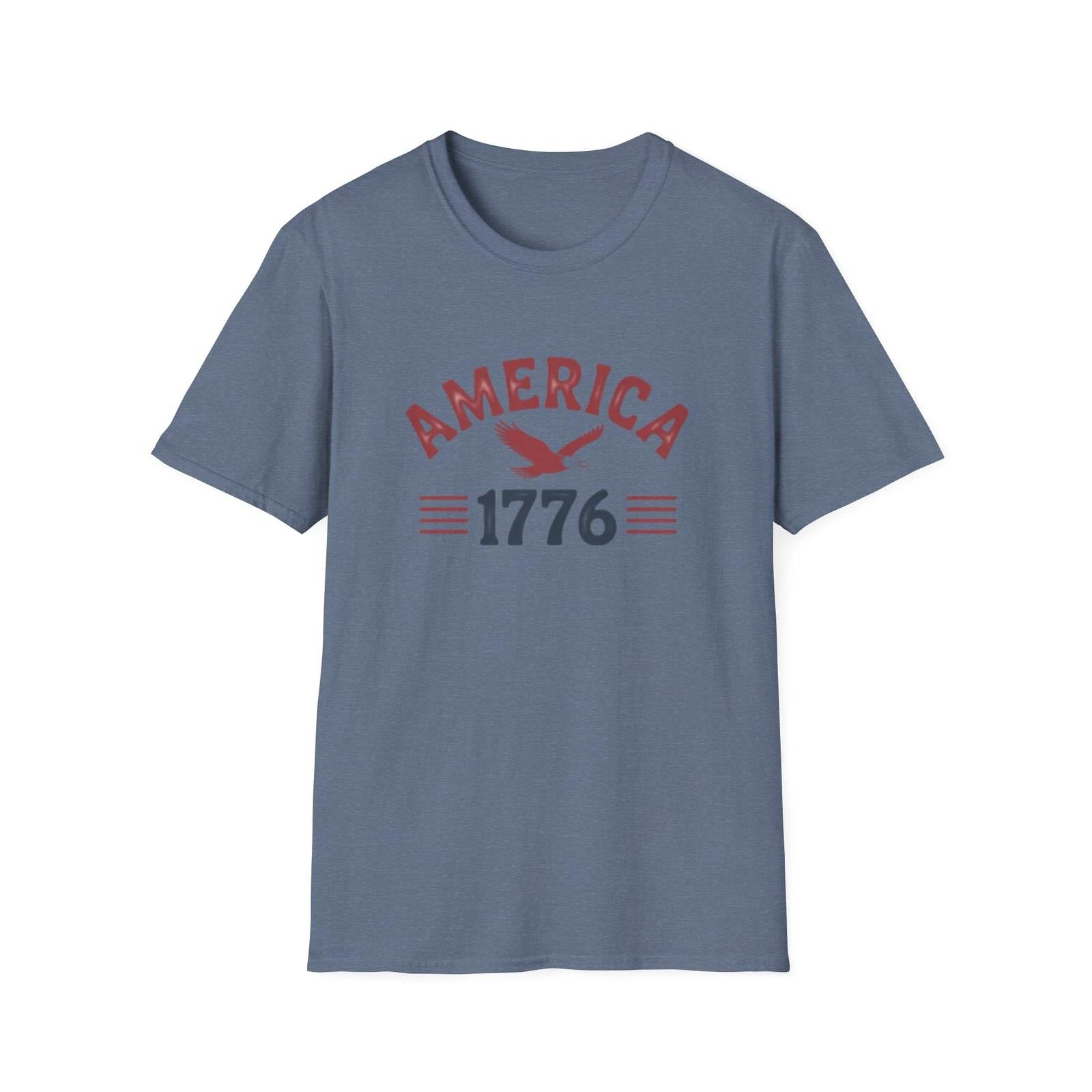 -America 1776 T-Shirt | Eagle Patriotic Independence Day XL