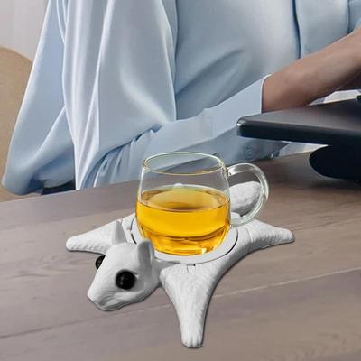 Cup Coaster Drinking Coasters Cup Mat Non-slip Thickened Decor Eye-Popping Squirrel Bar Home Office Patio House Warming for