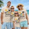 Familienurlaub 2026 Passende T-Shirts, Familienausflug T-Shirts, Passendes Familienurlaub T-Shirt, Strandurlaub Familien T-Shirts, Sommerreise Familie