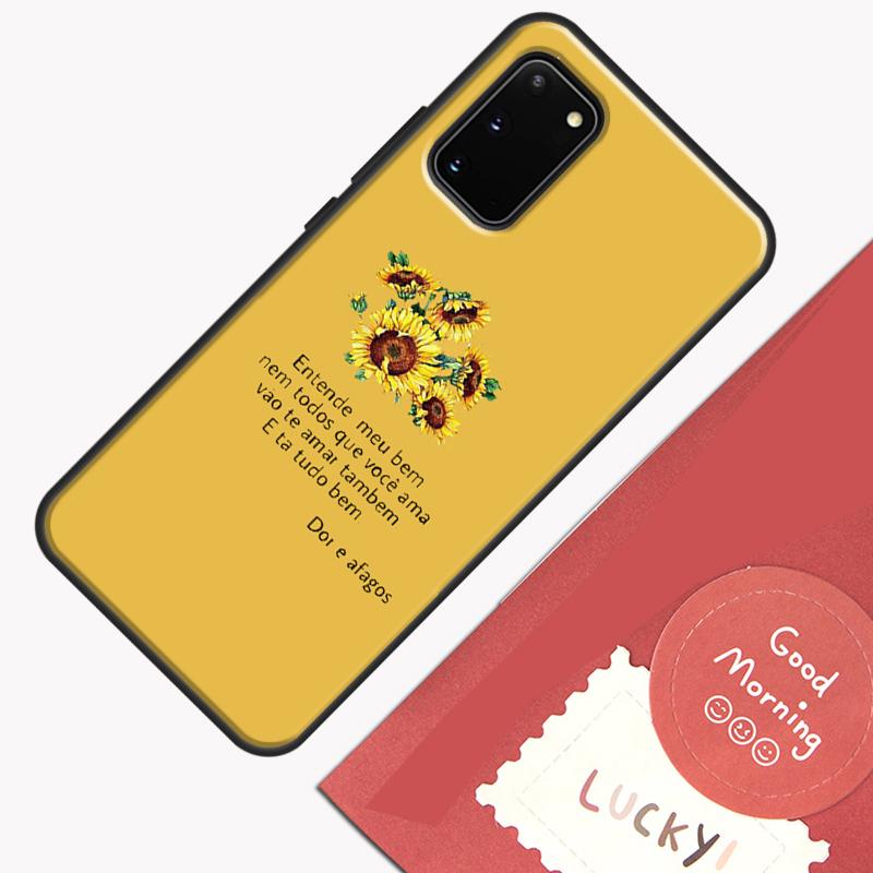Daisy Sunflower Floral Flower Phone Case For Samsung Galaxy S23 S26 Ultra S20 S21 S22 S24 S25 Plus S10 S25 FE Cover Shell