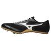 Mizuno Krótkie kolce buty lekkoatletyczne amortyzacja antypoślizgowe trwałe niskie buty do sprintu unisex buty czarno-białe U1GA232404