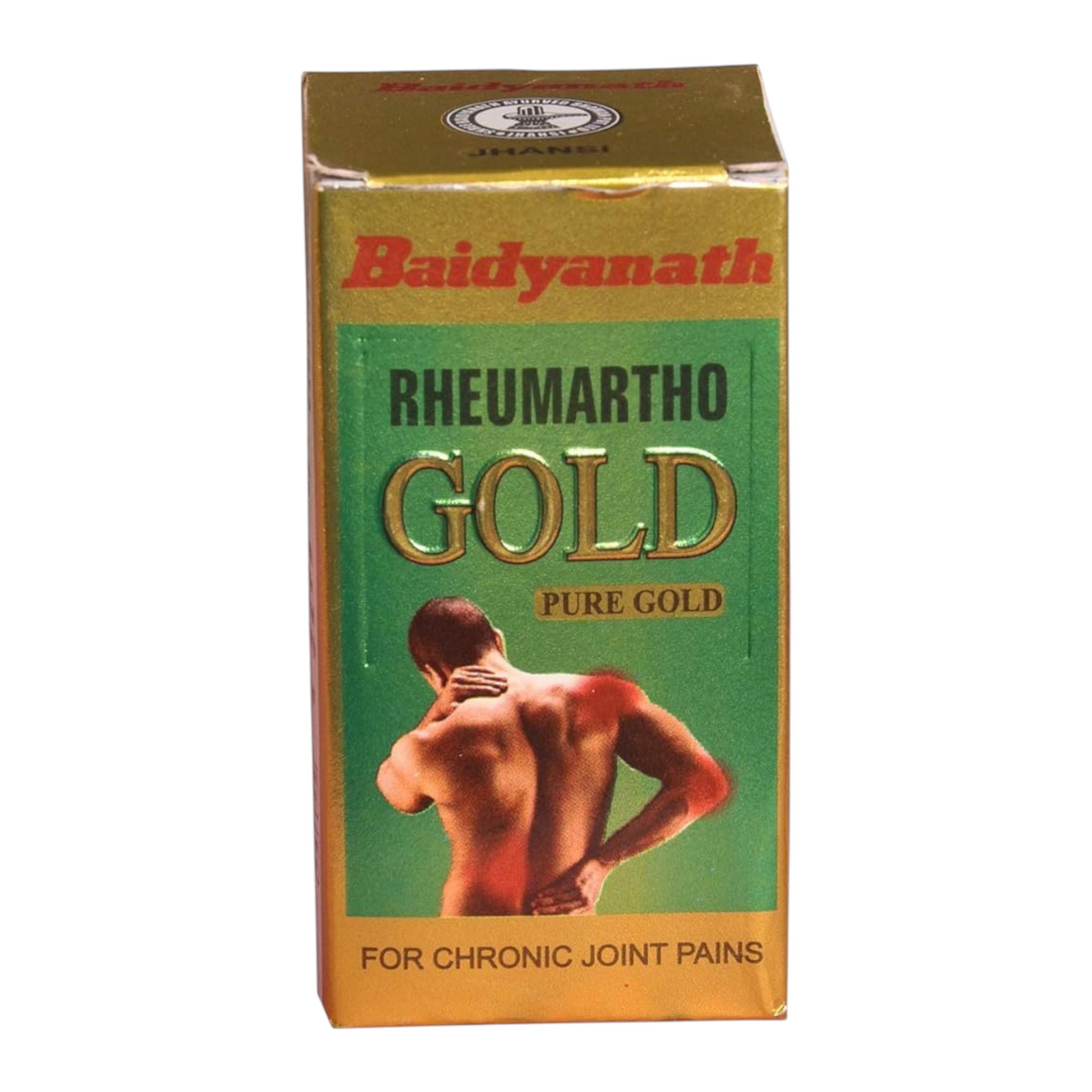 

Baidyanath Asli Ayurved Rheumartho Gold 30 Capsules Enriched With Gold Ashes For Joint Support