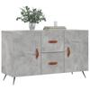 Sideboard Concrete Grey 100 X 36 X 60 Cm Particleboard