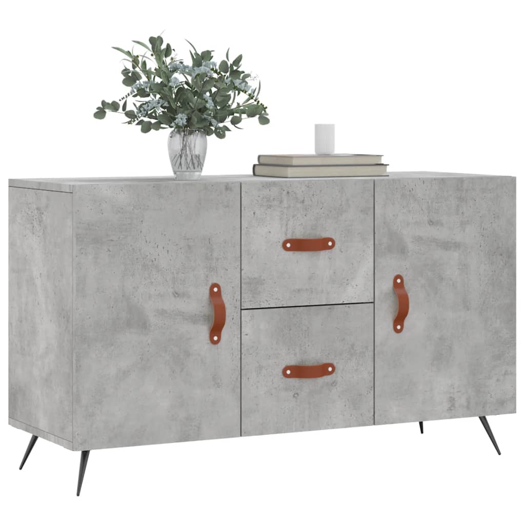 Sideboard Concrete Grey 100 X 36 X 60 Cm Particleboard