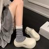 Cloud sandals ice fruit drag Muller 5CM height increase half slippers women's outer wear ins wind thick-soled bag head hole lazy shoes