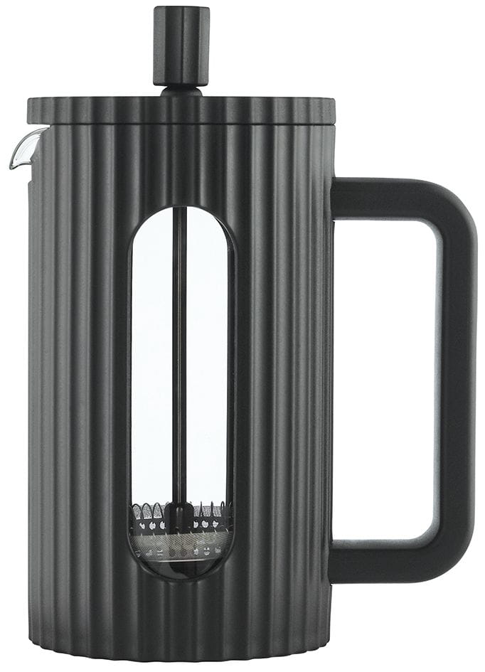 Zaparzacz do herbaty kawy szklany French Press 600 ml czarny KLAUSBERG KB-7746