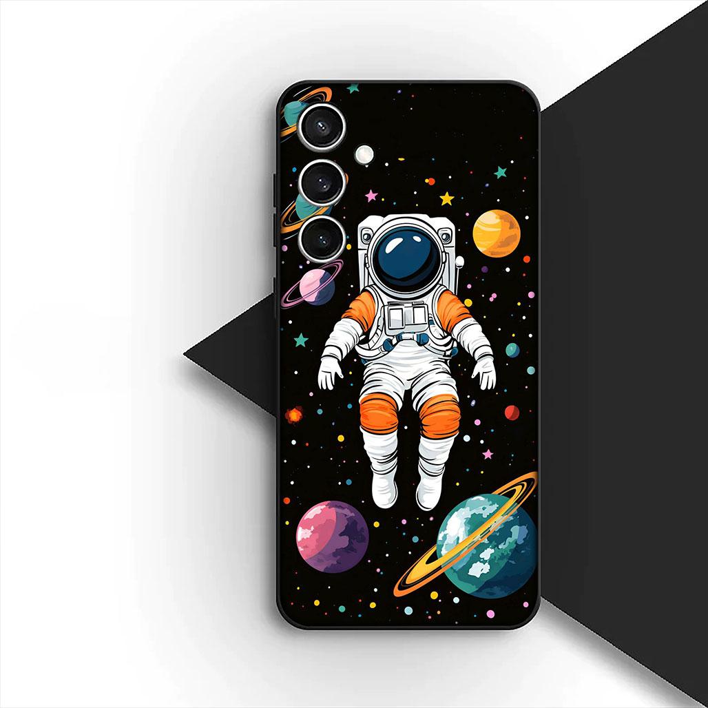 

Universe Galaxy Astronaut SKY Cover for Motorola Moto G55 G45 G75 G85 G84 Edge 50 30 Fusion 40 NEO Ultra Pro Coque Phone Case Motorola Edge 50 Ultra