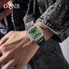 Luxury Square Fashion Man Wristwatch Waterproof Luminous Date Quartz Men's Watches Stainless Steel Men Watch Reloj