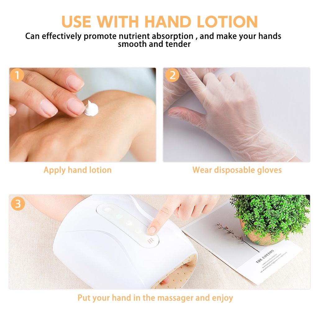 18W Electric Hand Massager Palm Finger Acupoint Wireless Massage Air Pressure Air Compression Finger Massager