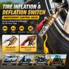 Tire Inflation and Deflation Switch with Independent Control Valve