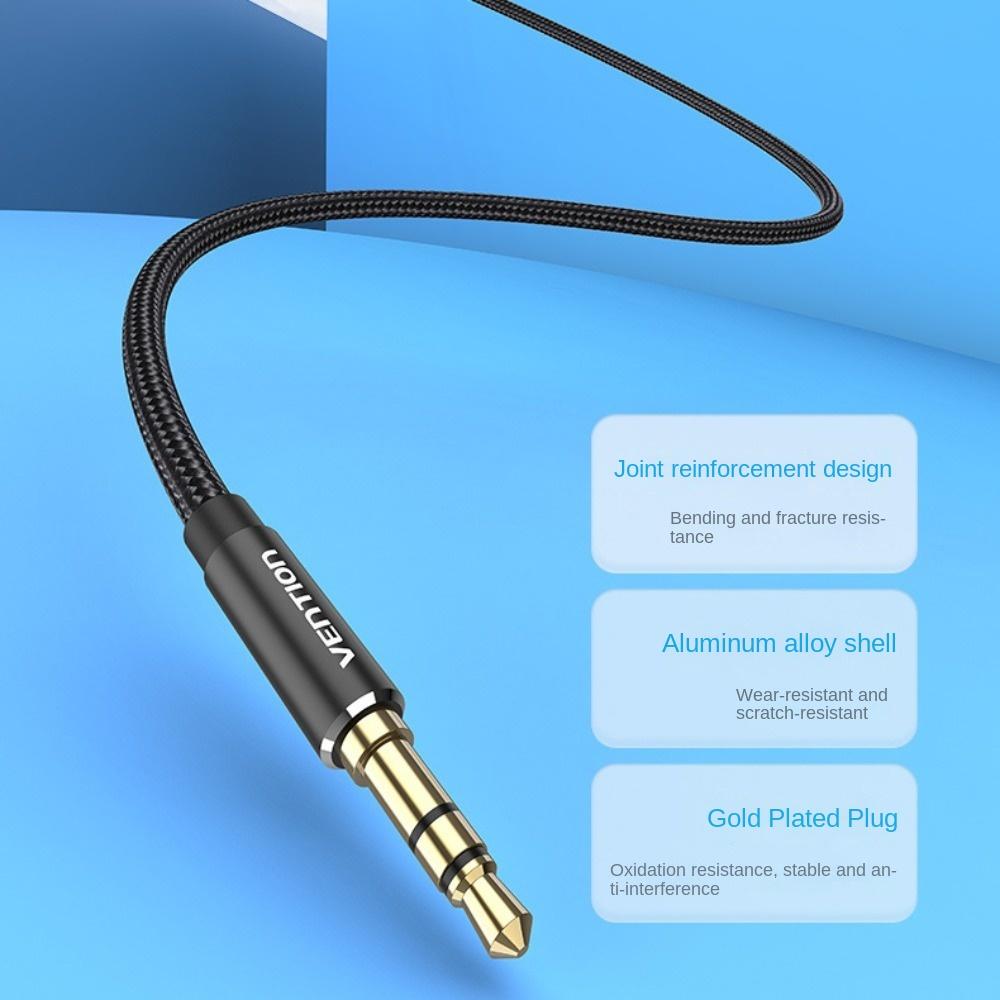 Aux 3.5mm Jack Audio Cable Audio Line Headphone Adapter Cable  For Headphones/Phone/Speaker/Tablet