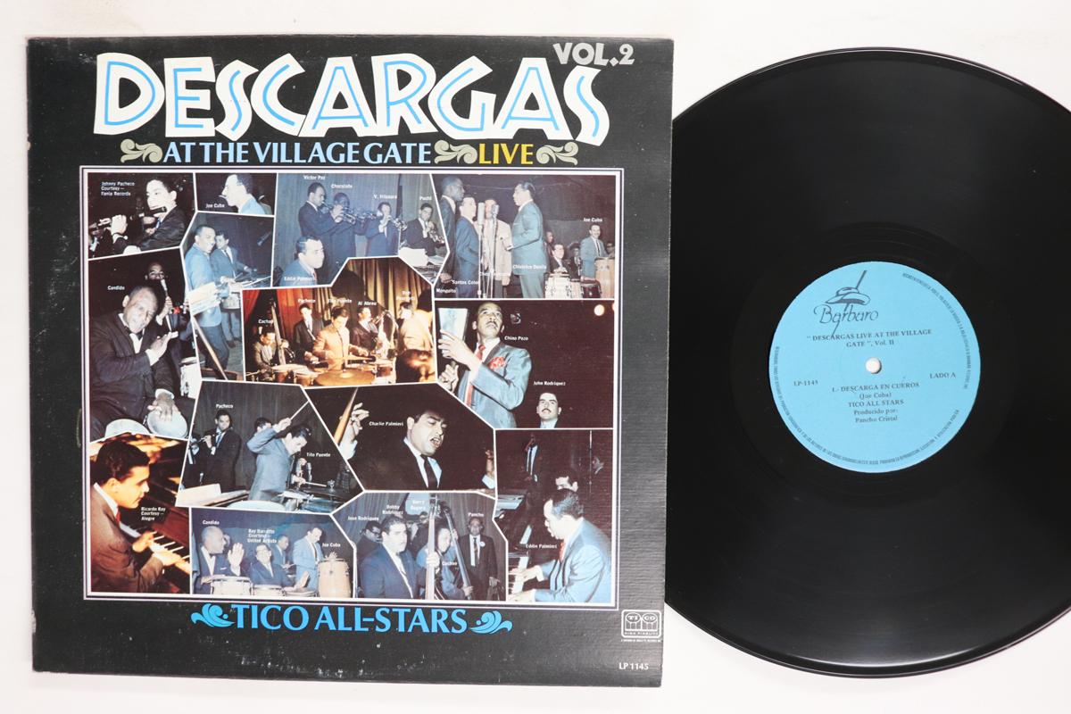 Виниловая пластинка TICO ALLSTARS Descargas At The Village Gate Live LP1145 Barbaro Venezuela Jazz Б/у