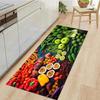 Flavoring Fruit Floor Mat Vegetable Carpet for Kitchen or Entrance Washable Non-Slip Rug Home Decor Large Size for Household Use