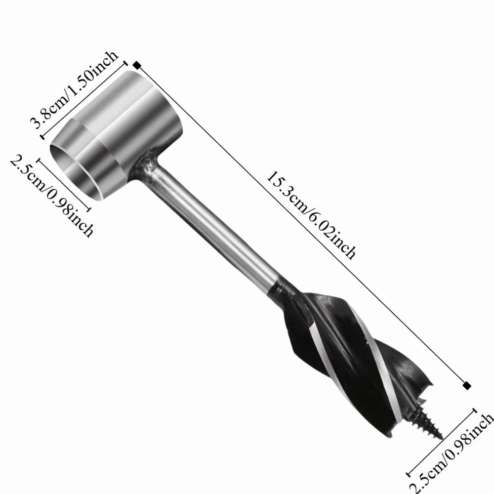 High Torque Auger Drill Bits Durable Construction Self-Tapping Drill Bits Wood Drill Core Portable Design Manual Operation