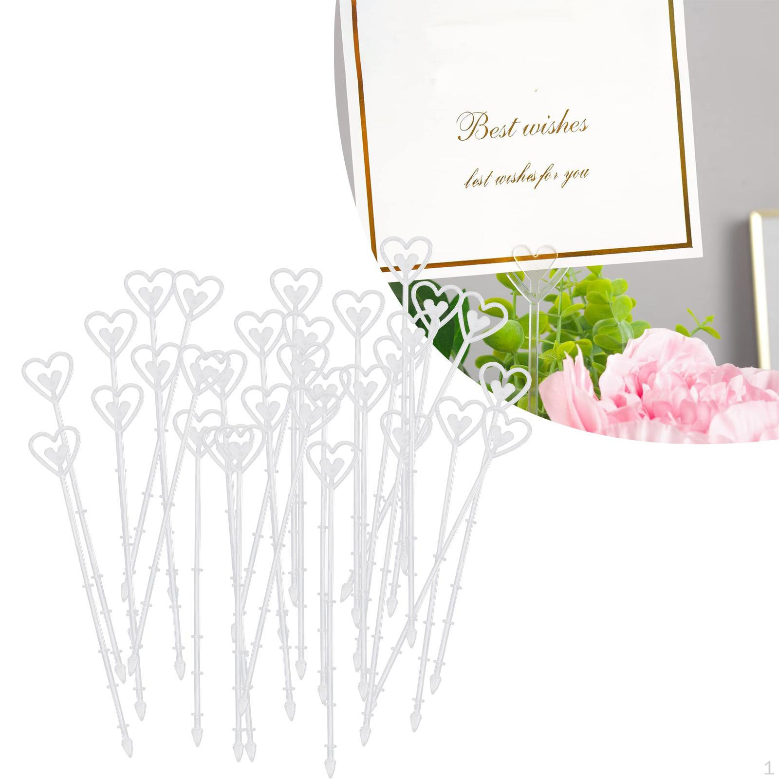 

100x Card Holders Picture Photo Holder Anniversary Decor Gift Display