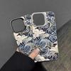 Japanese Waves Electroplate IMD Phone Case for Xiaomi Redmi Note 14 13 12 11 Pro Plus 4G 5G 12S 11S 10S 10 9 9S 8 10C 10A Cover