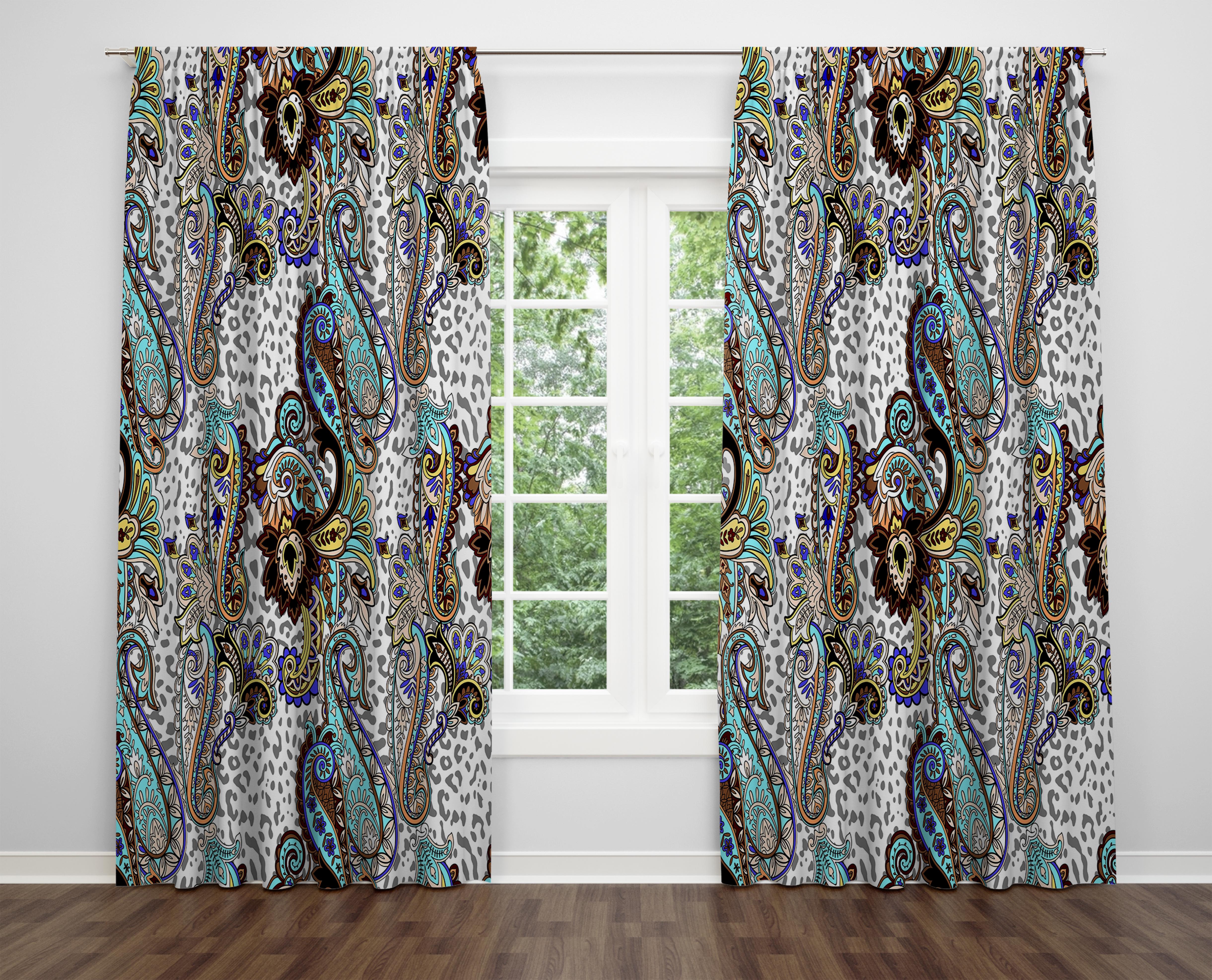 

Декоративний дизайн, високоякісна бавовняна тканина, ви можете вибрати одну або подвійну фіранку з крила 1 piece різнокольоровий