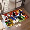 Custom Name Personalized Mighty Morphin Power Rangers Print Carpet, Versatile Home Decor Rug, for Playroom, Apartment, Balcony, Entryway, Hallway Gift