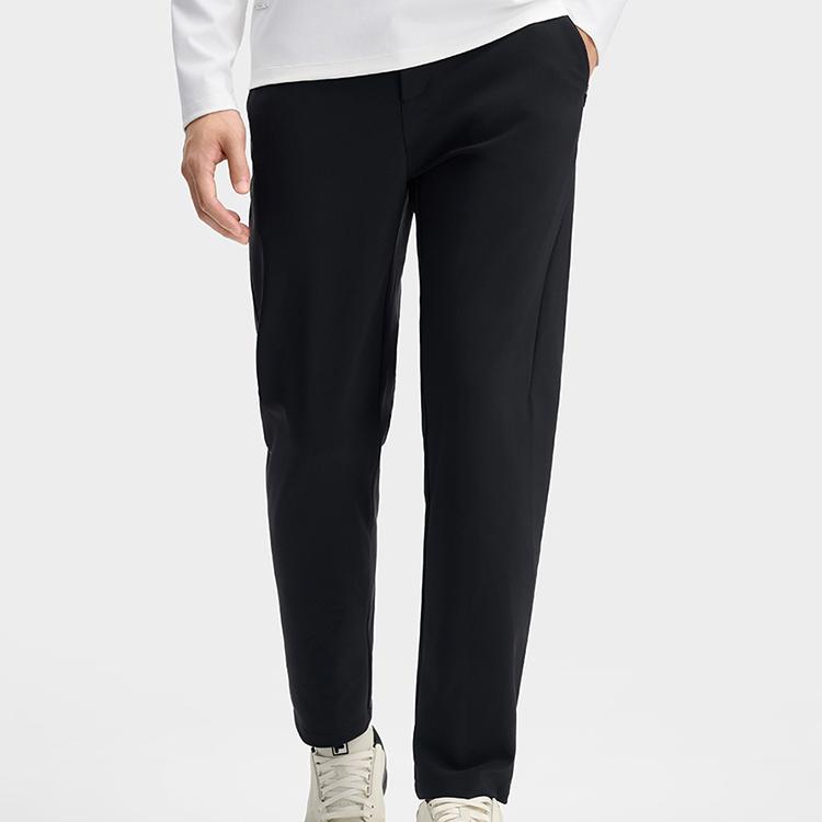 New FILA Lifestyle 2025Q1 Casual Pants Men's Jet Black F11M512603FBK