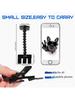 Pet Selfie Stick with Snack Holder 360 Rotation Phone Clip for Dogs Cats Attract Pets Look At Lens One Hand Pet Photography Tool