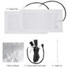 Kit riscaldatore sedile in fibra di carbonio 12V alto con interruttore a bassa temperatura riscaldamento del cuscino del sedile riscaldato