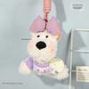 Adorable West Highland Terrier Plush Pendant with Bow Tie - Perfect Dog Lover's Gift