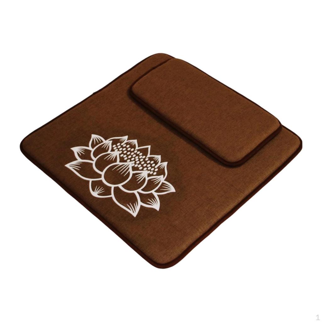 Meditationskissen Sitz Chatmatte mit Bodenkissen Set für Brettspiele