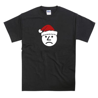 Traurige Zwiebel Weihnachtsmannmütze Weihnachten Xmas T-Shirt