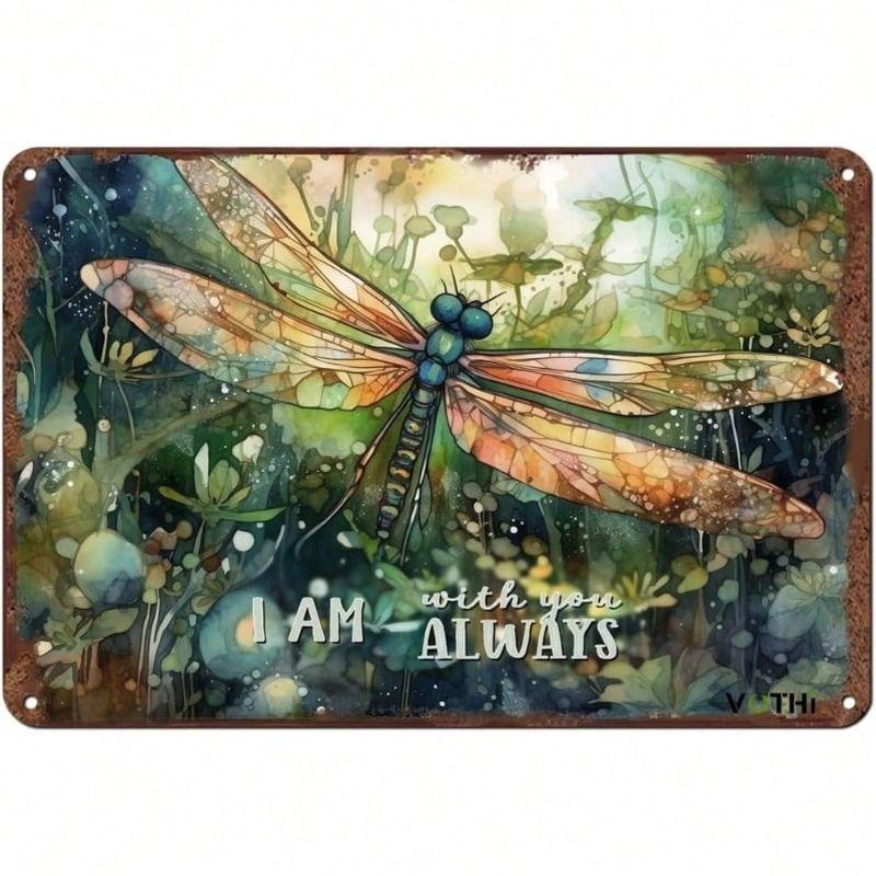 Metal Dragonfly Wall Art Garden Decor Ornament